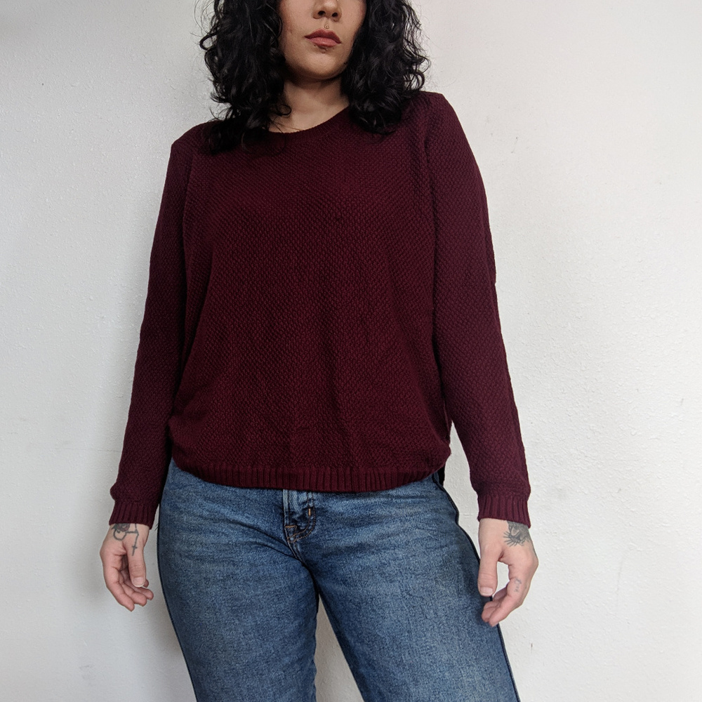 Soft Burgundy Sweater